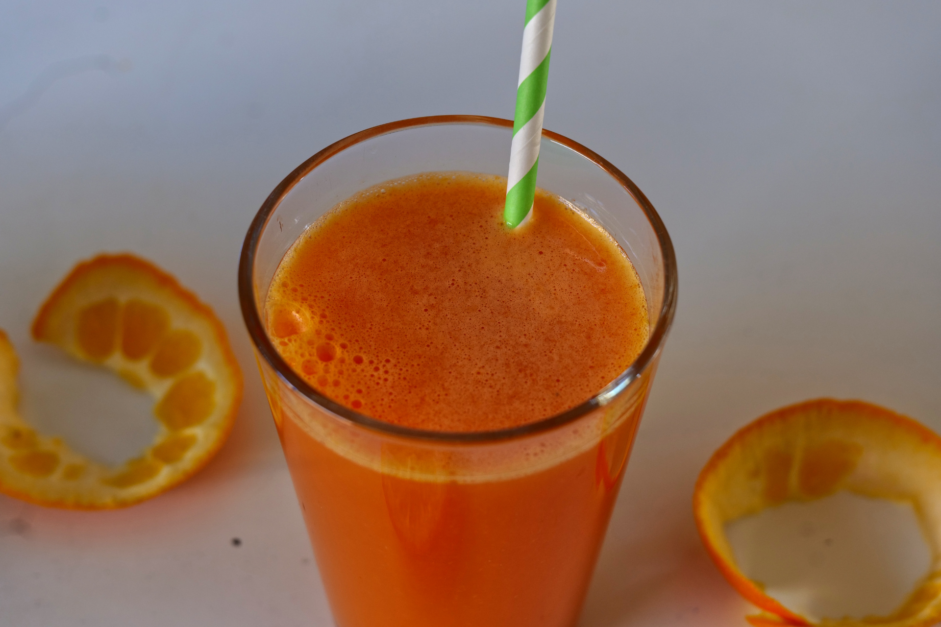 Energizing Carrot and Orange Juice
