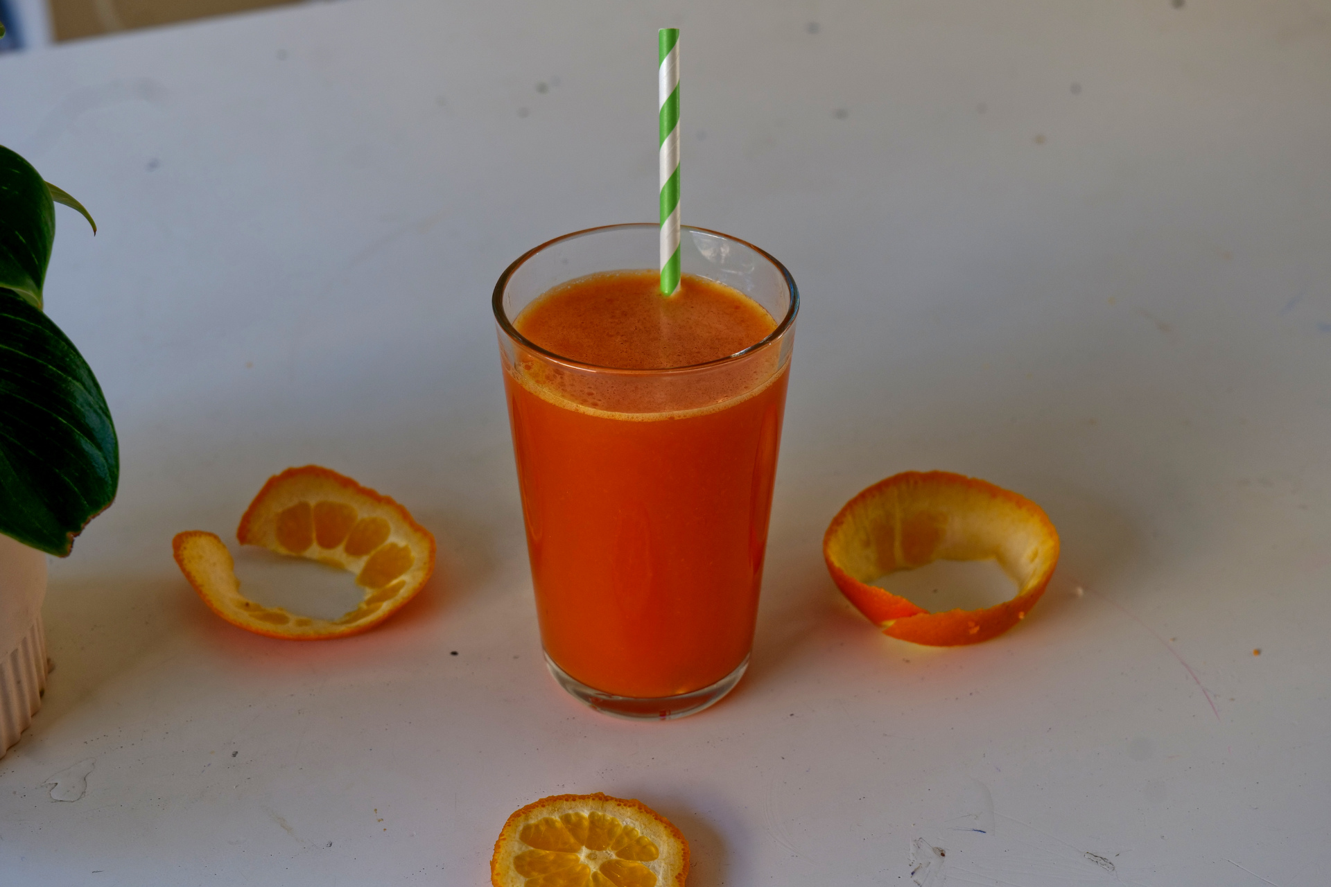 Energizing Carrot and Orange Juice