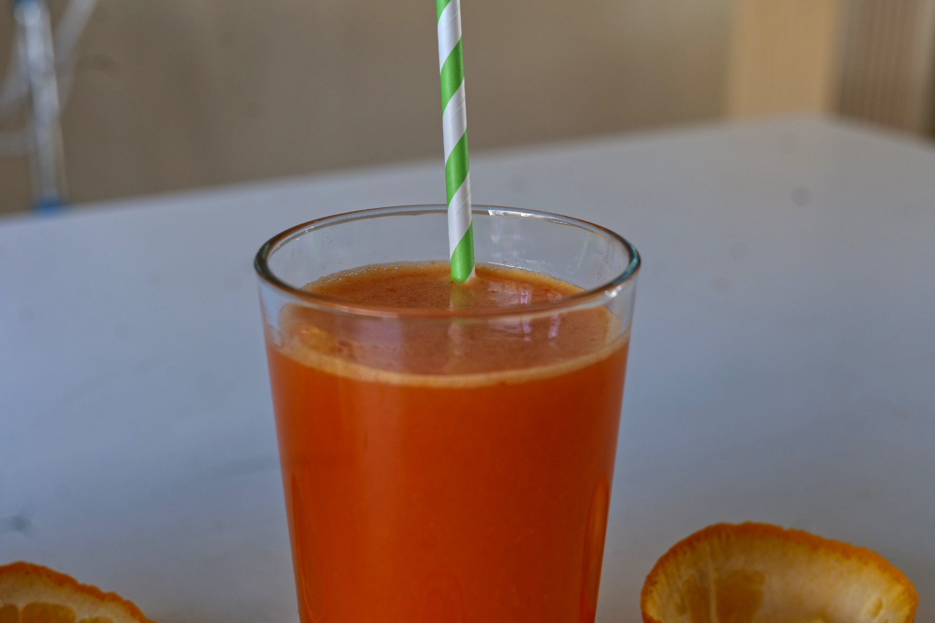 Energizing Carrot and Orange Juice