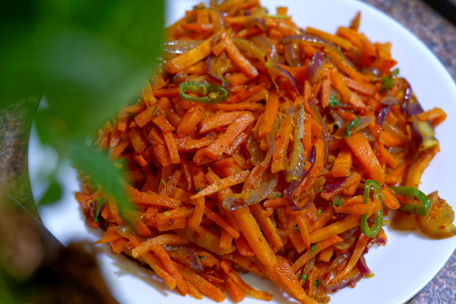 Vibrant & Healthy Carrot Stir Fry