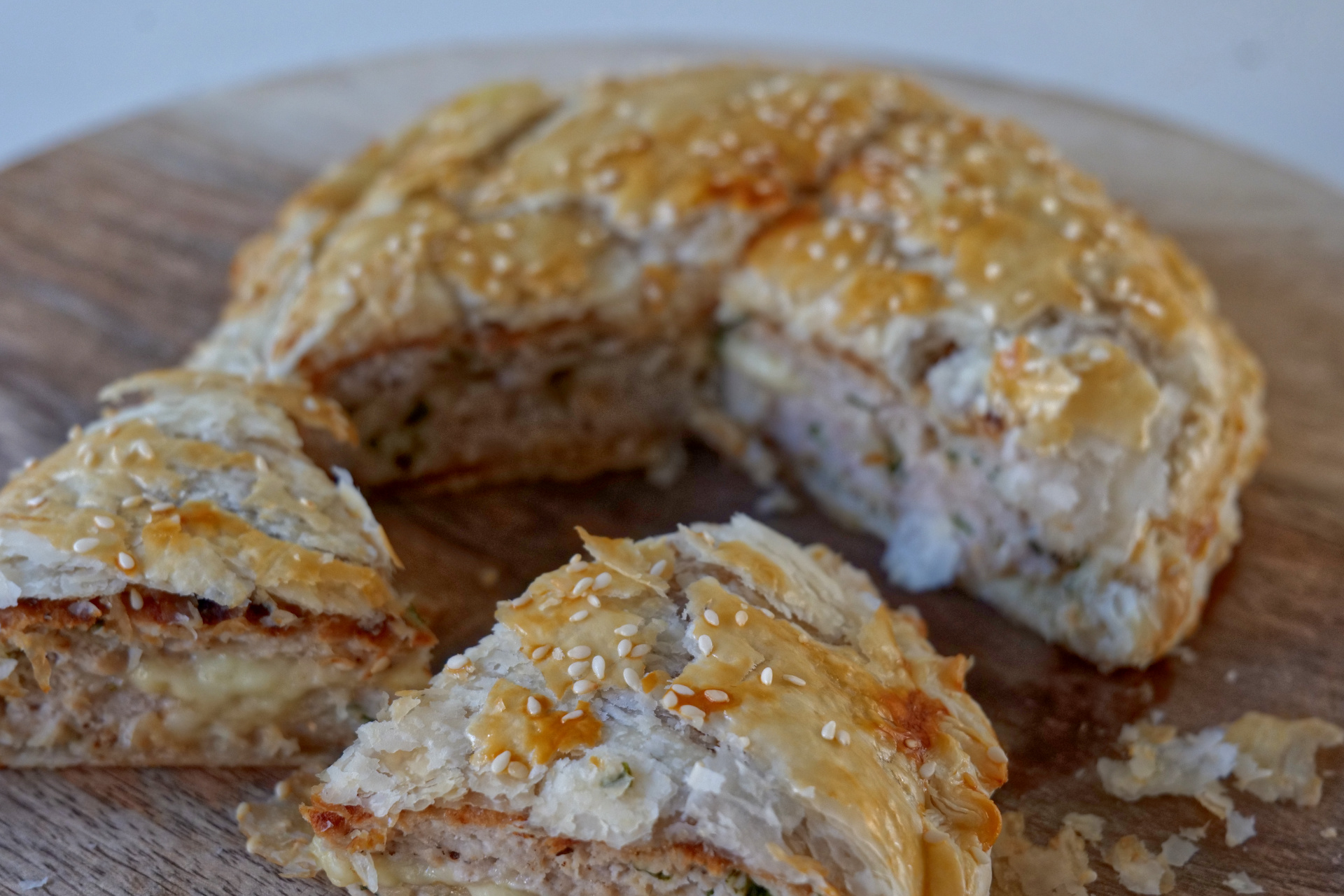 Chicken & Melted Cheese Pastry