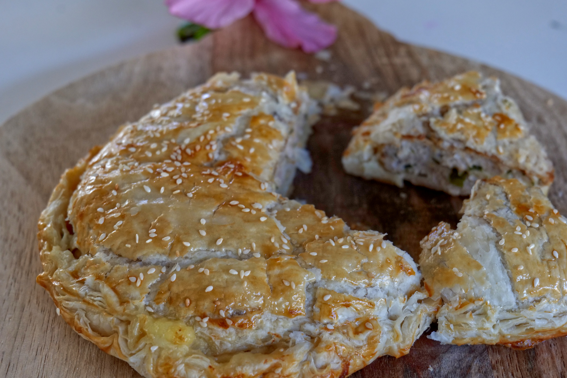Chicken & Melted Cheese Pastry