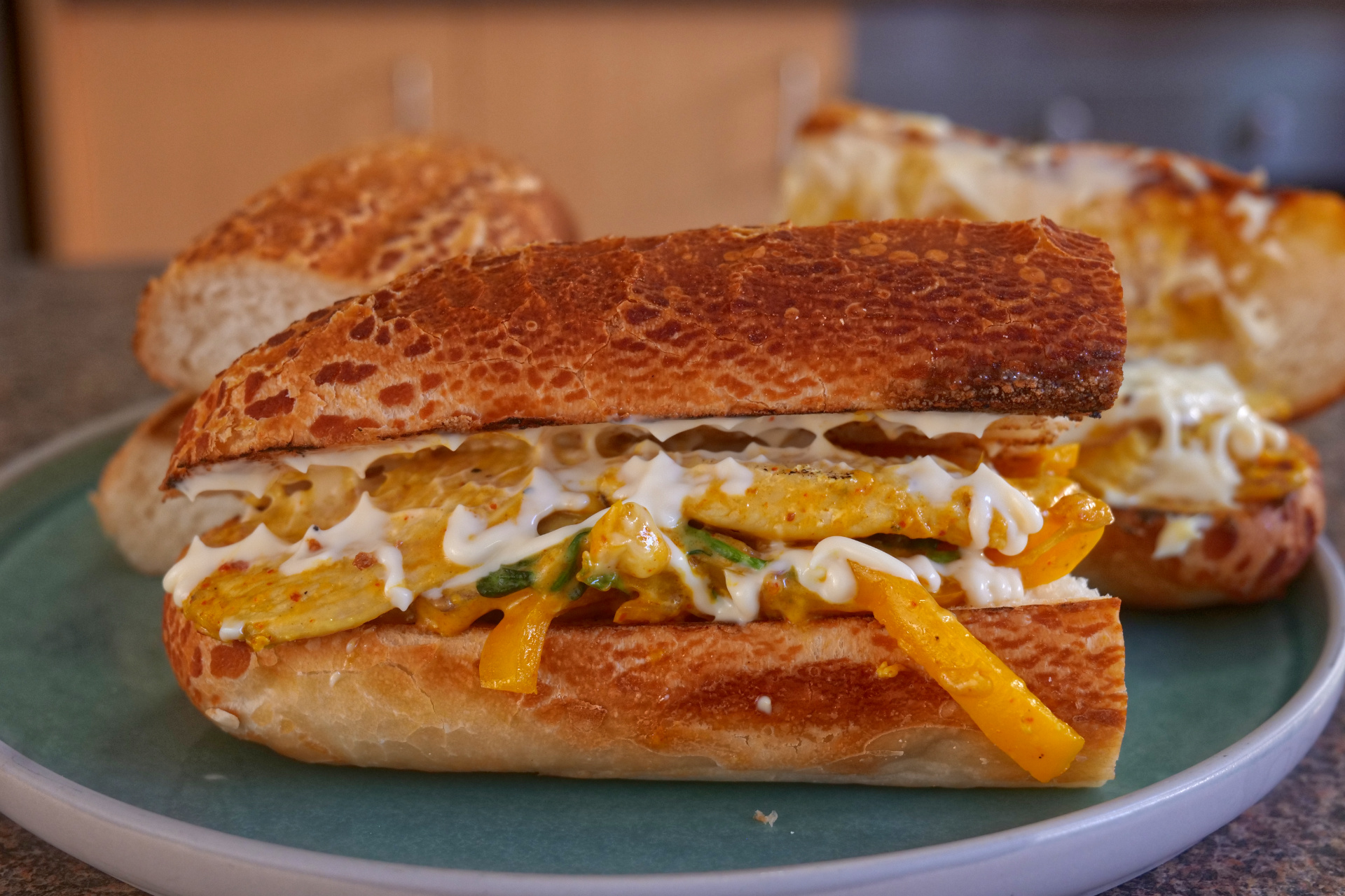 Easy Chicken Submarine Sandwich