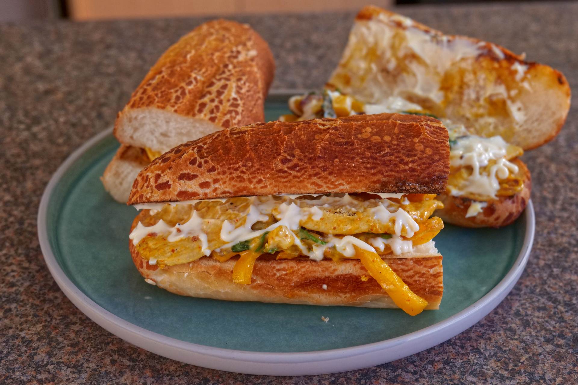 Easy Chicken Submarine Sandwich