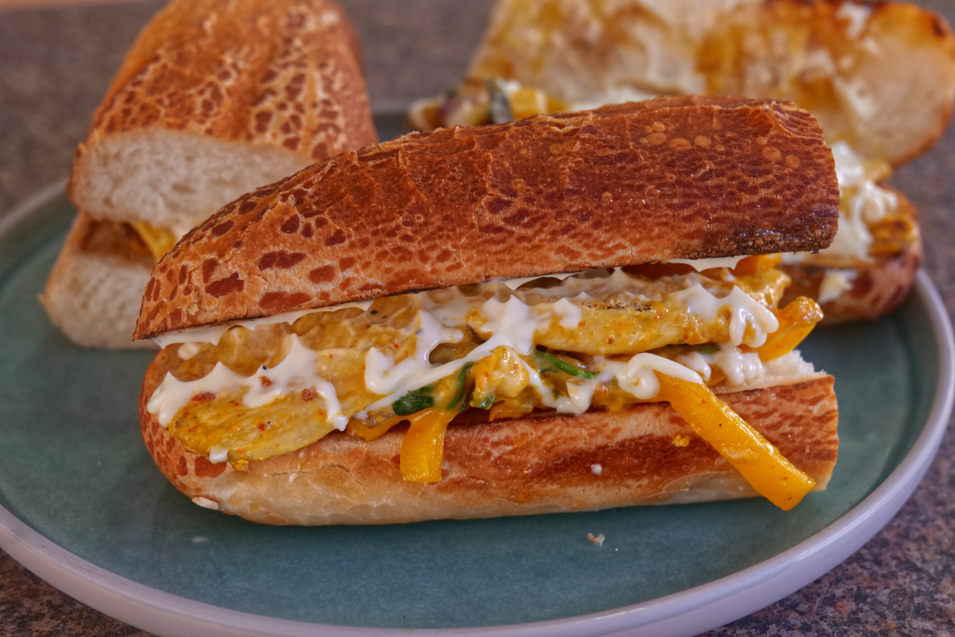 Easy Chicken Submarine Sandwich
