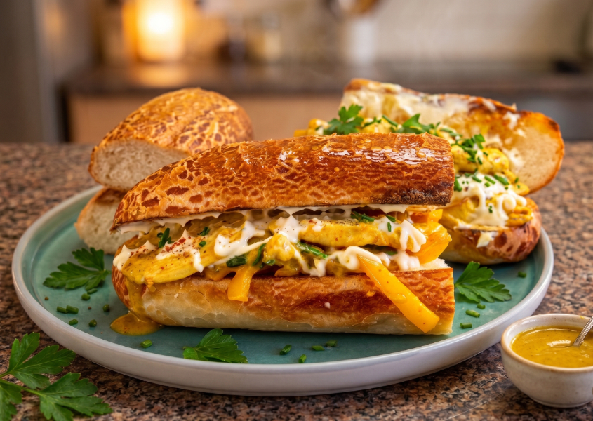 Quick & Easy Chicken Submarine Sandwich