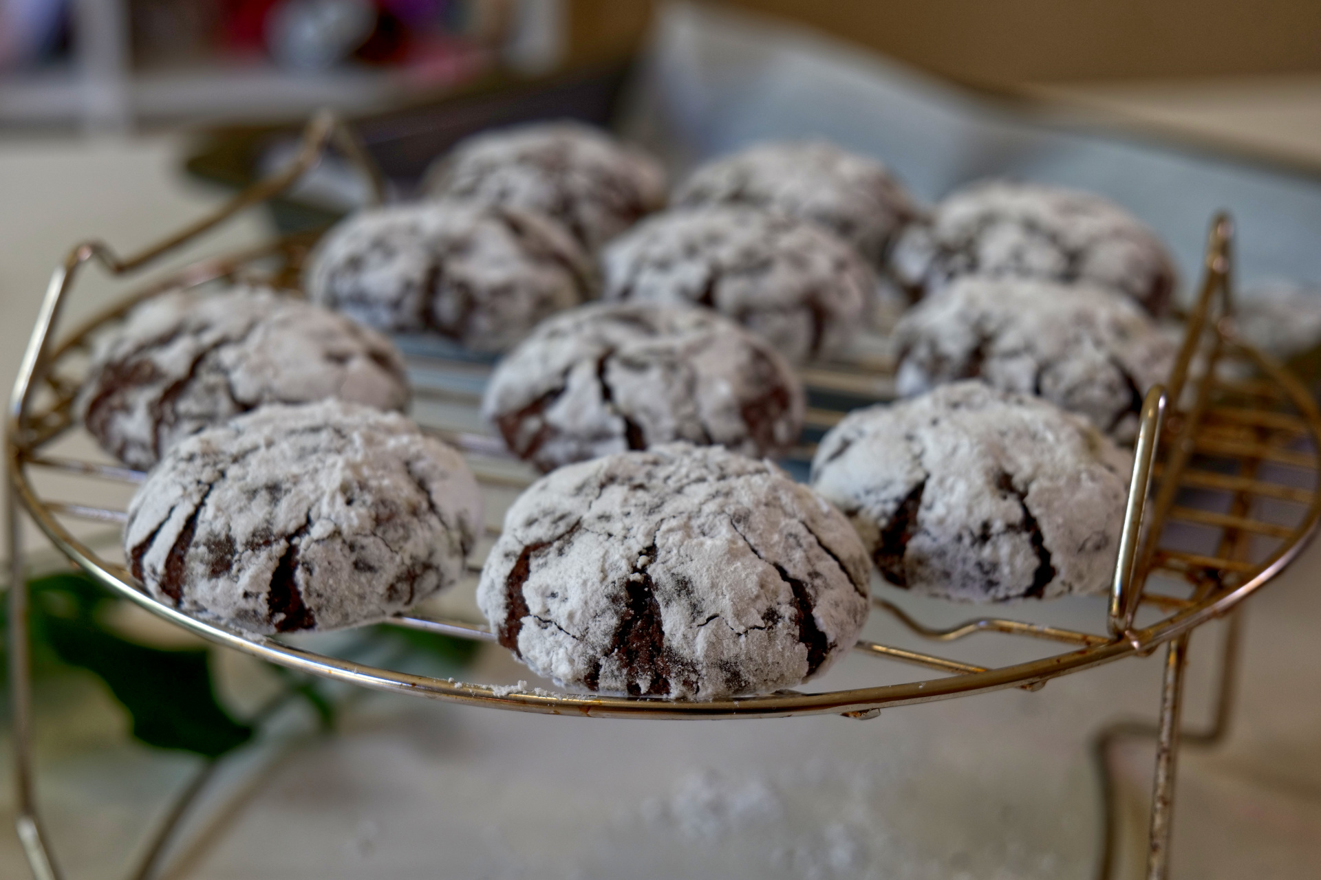 Chocolate Crinkle Cookies