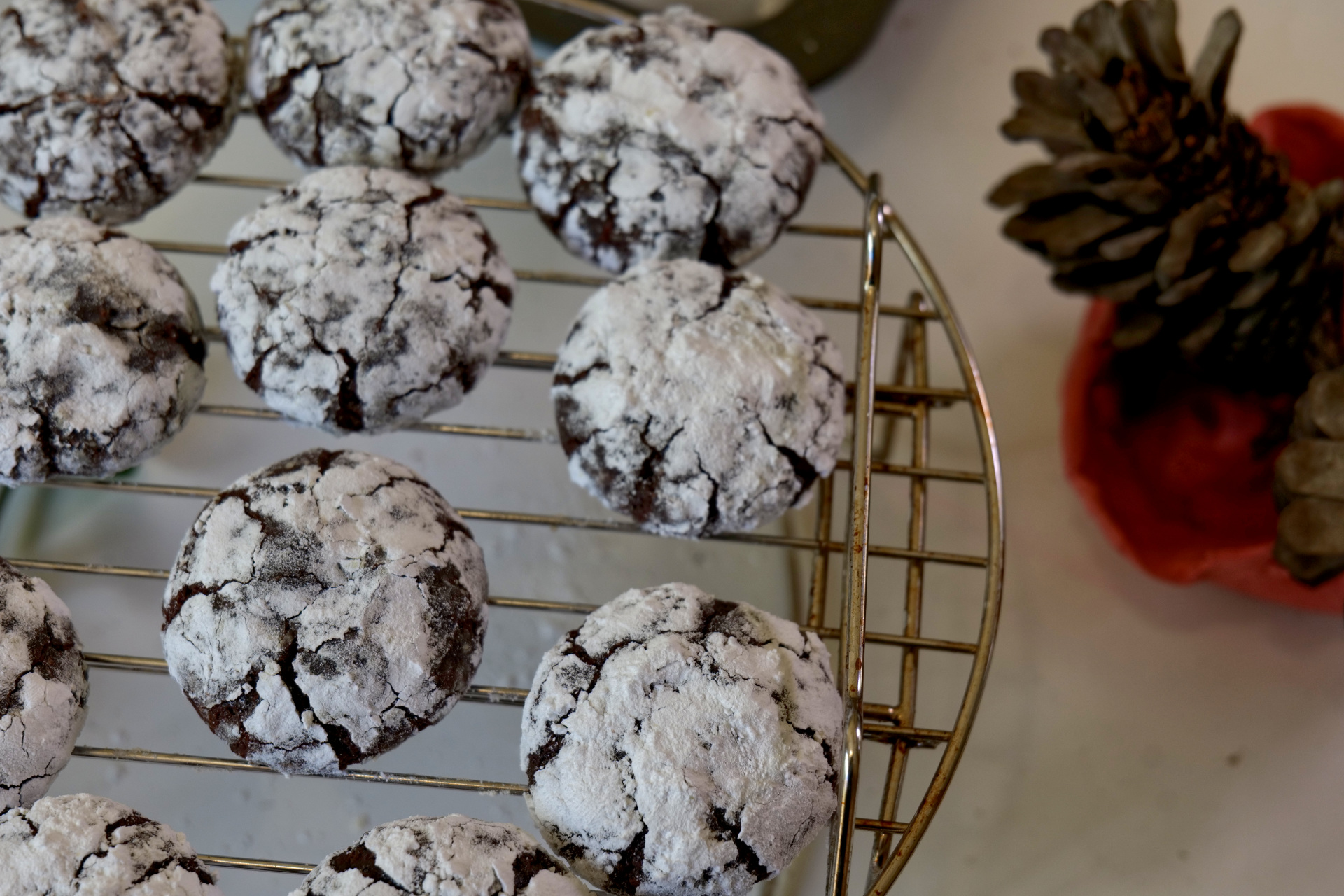 Chocolate Crinkle Cookies