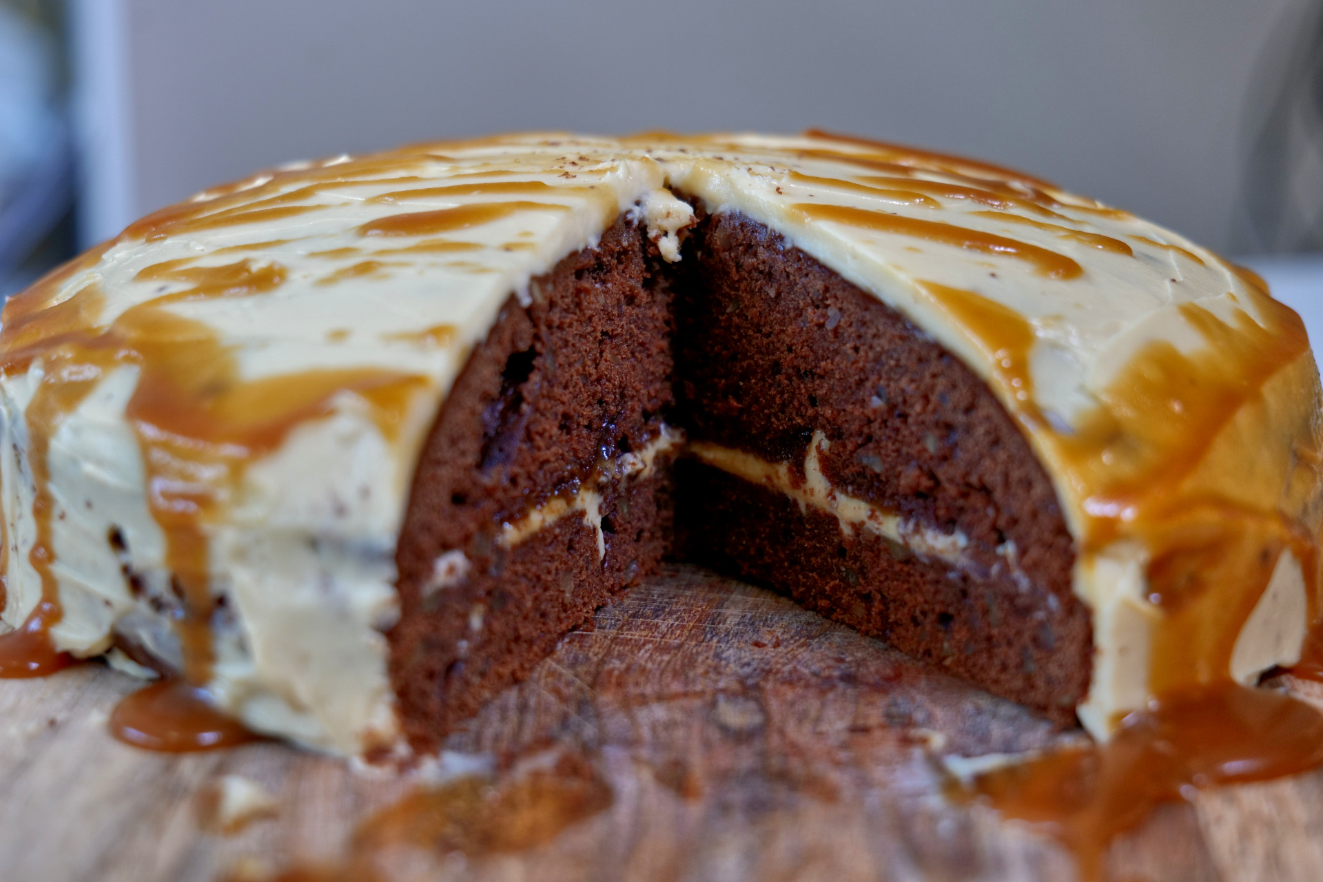 Chocolate Salted Caramel Cake