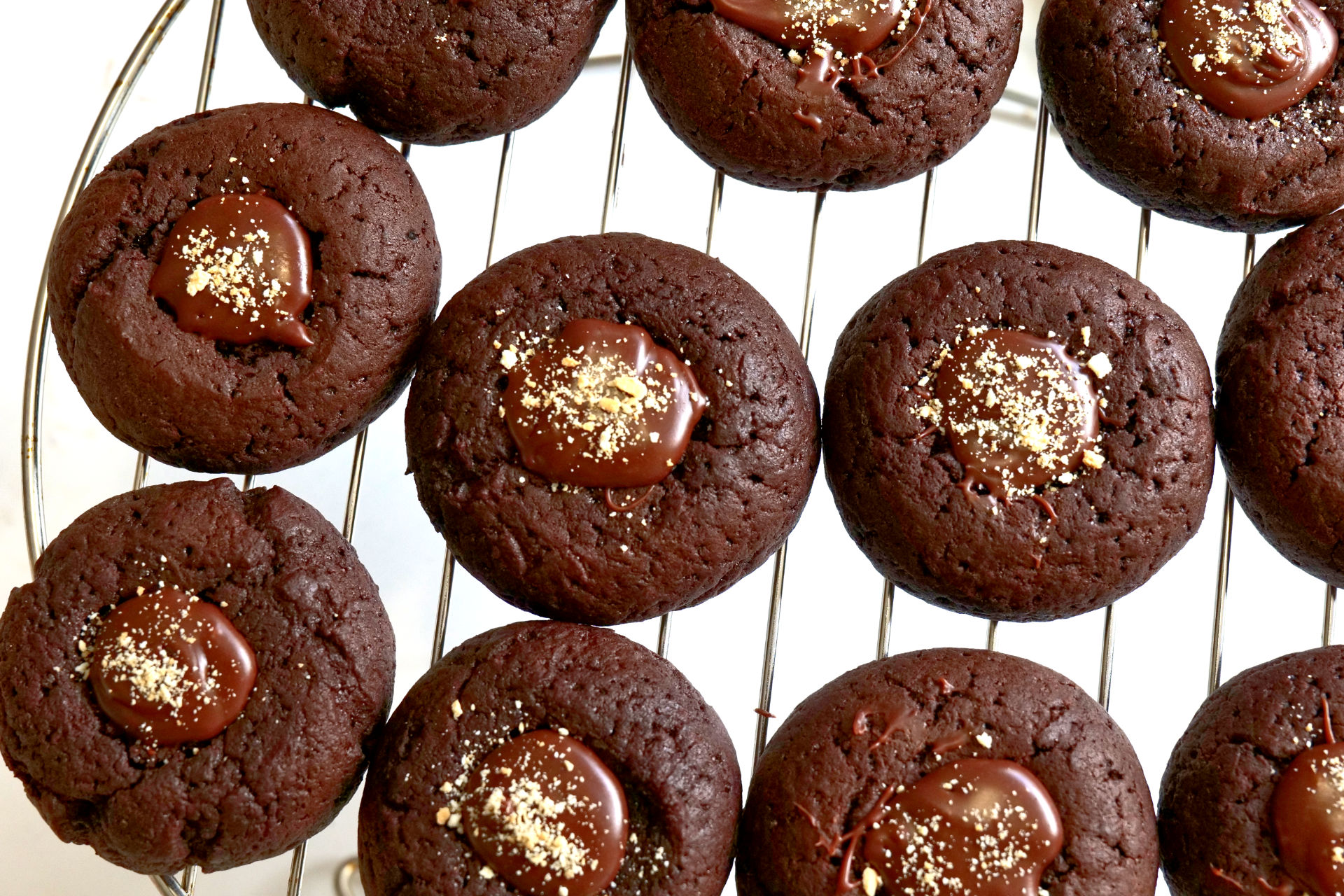 Chocolate Thumbprint Cookies