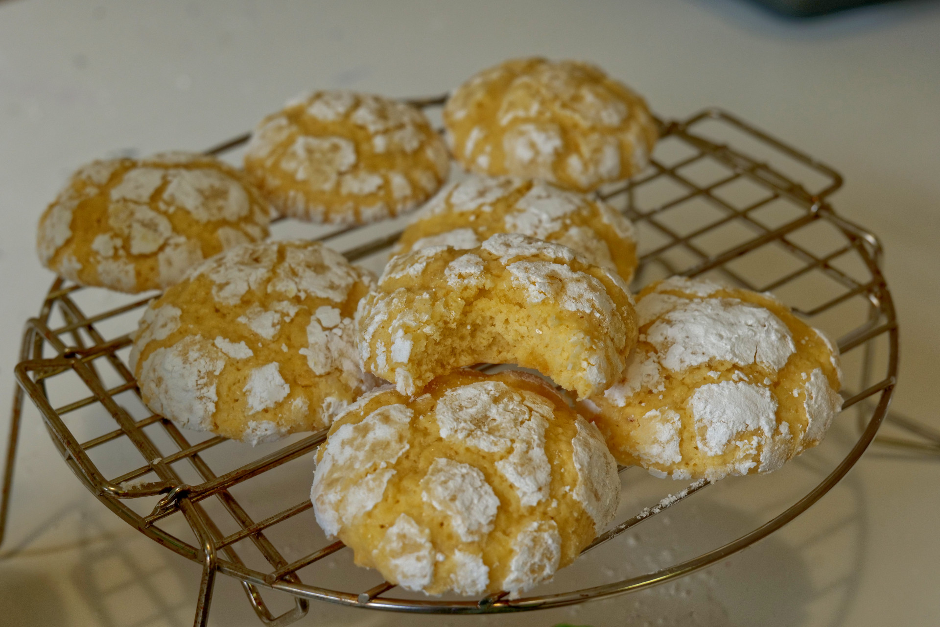 Coconut Crinkle Cookies