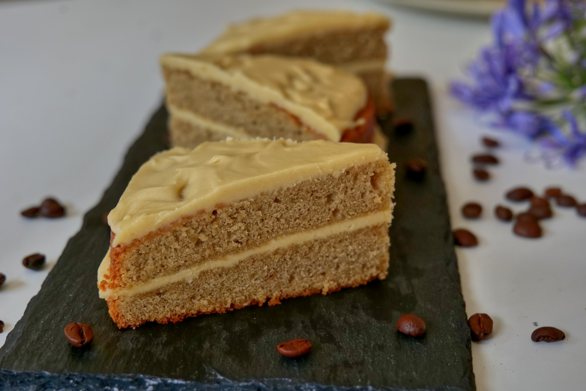 Homemade Coffee Layer Cake 
