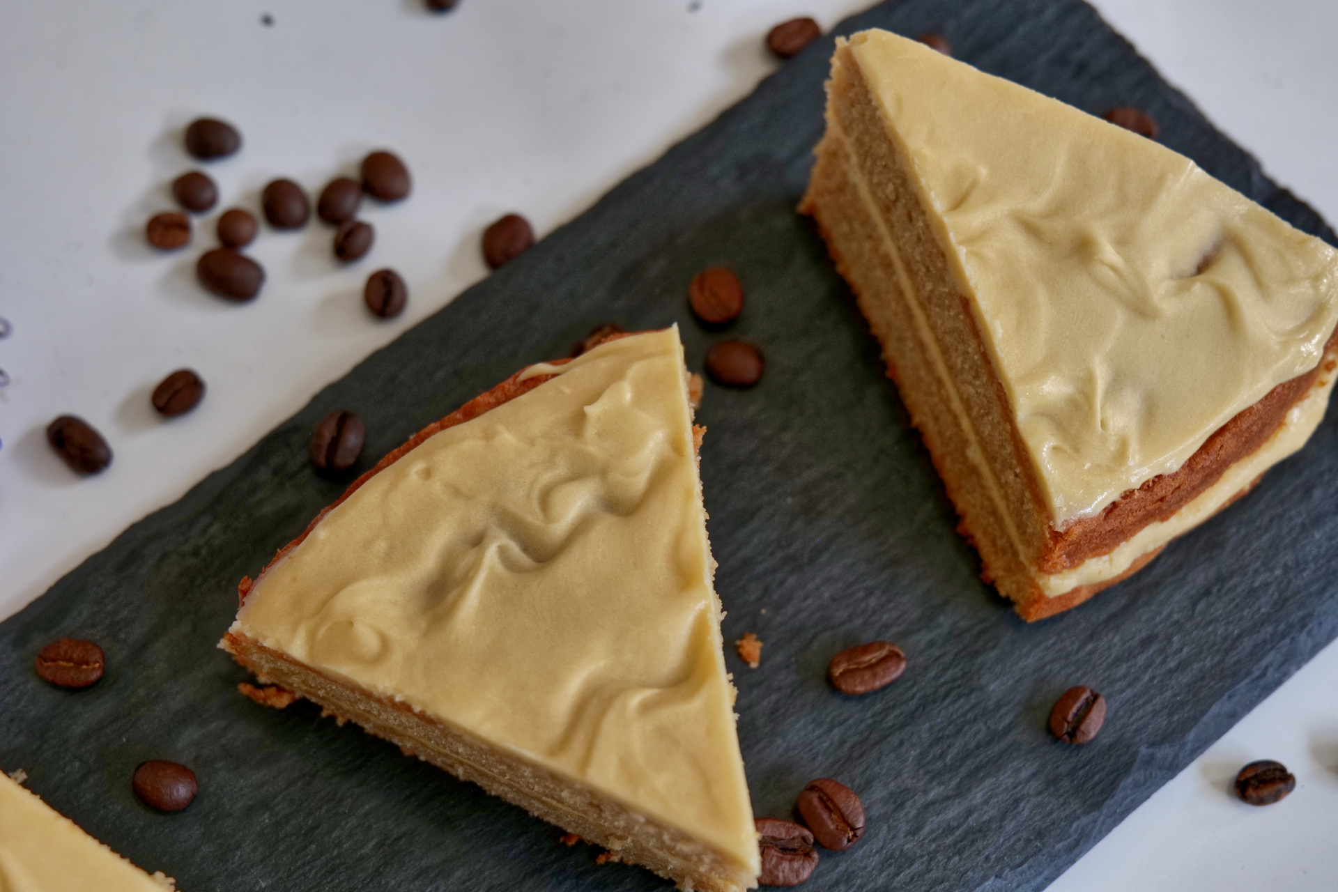 Homemade Coffee Layer Cake 