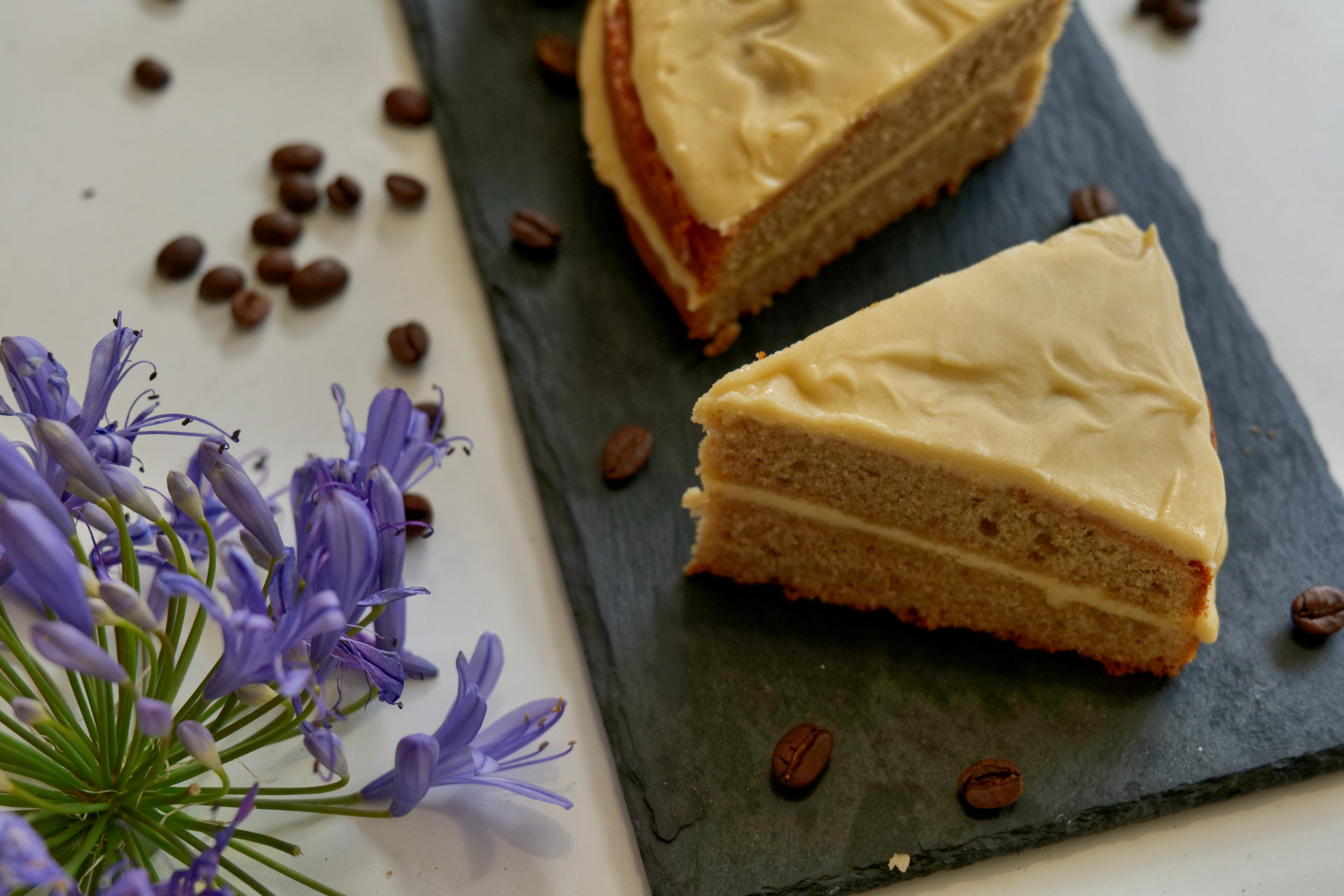 Homemade Coffee Layer Cake 