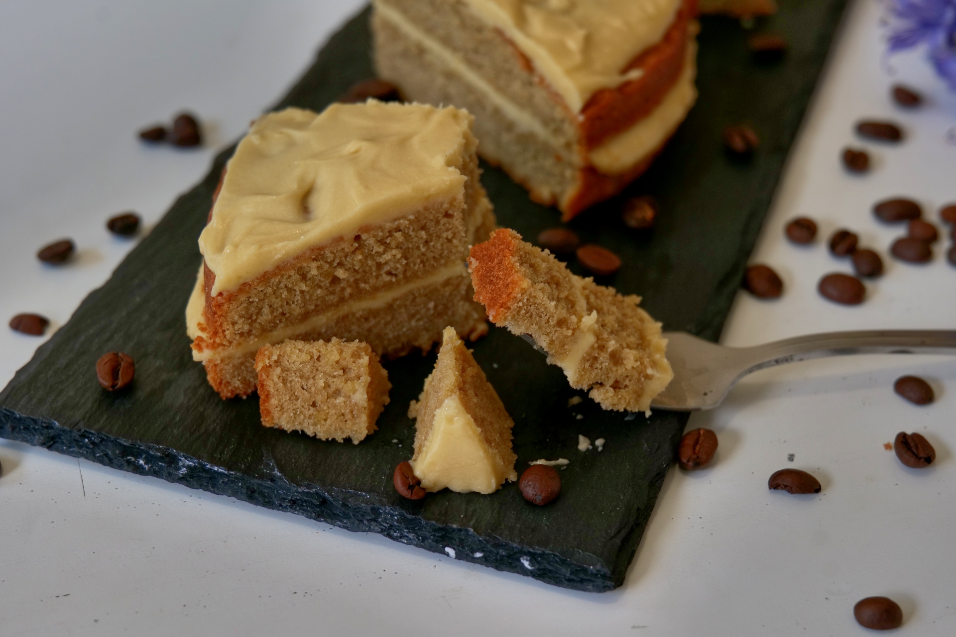 Homemade Coffee Layer Cake 