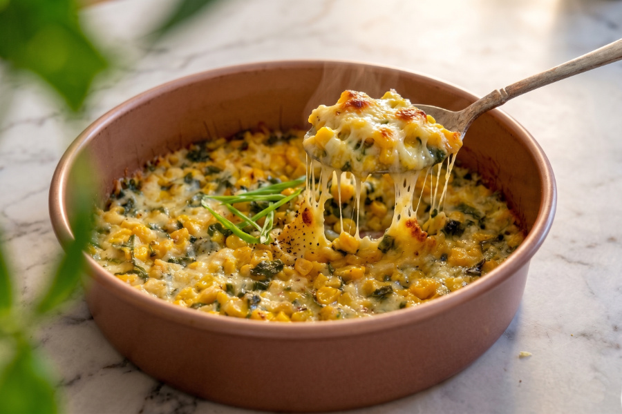 Creamy Corn and Cheese Bake