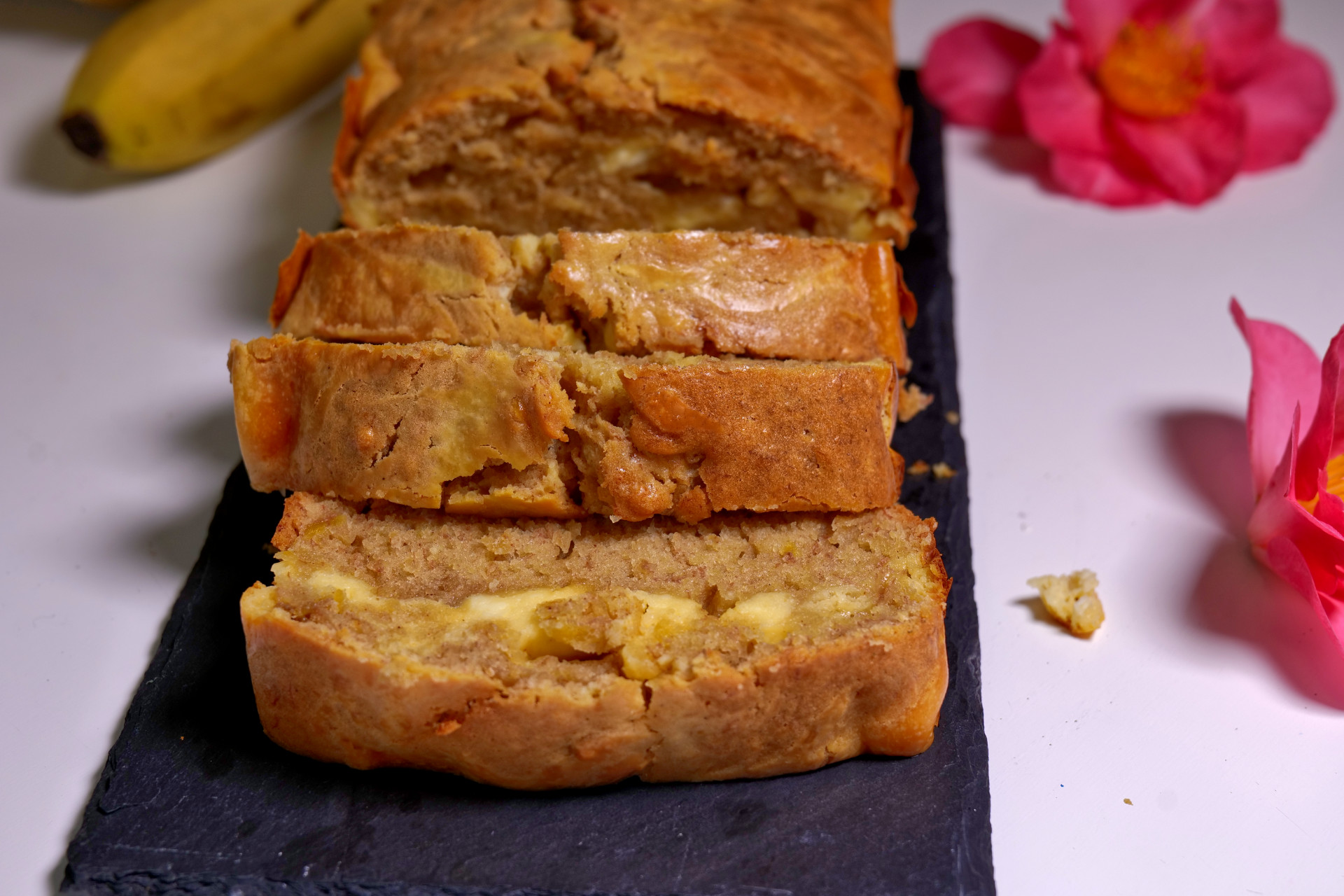 Cream cheese Banana Bread