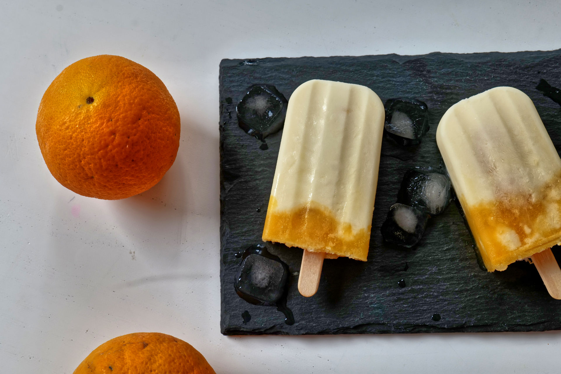 Creamsicle Popsicles