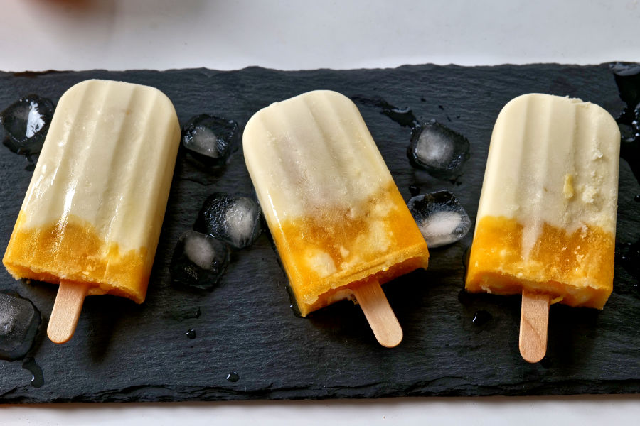 Creamsicle Popsicles