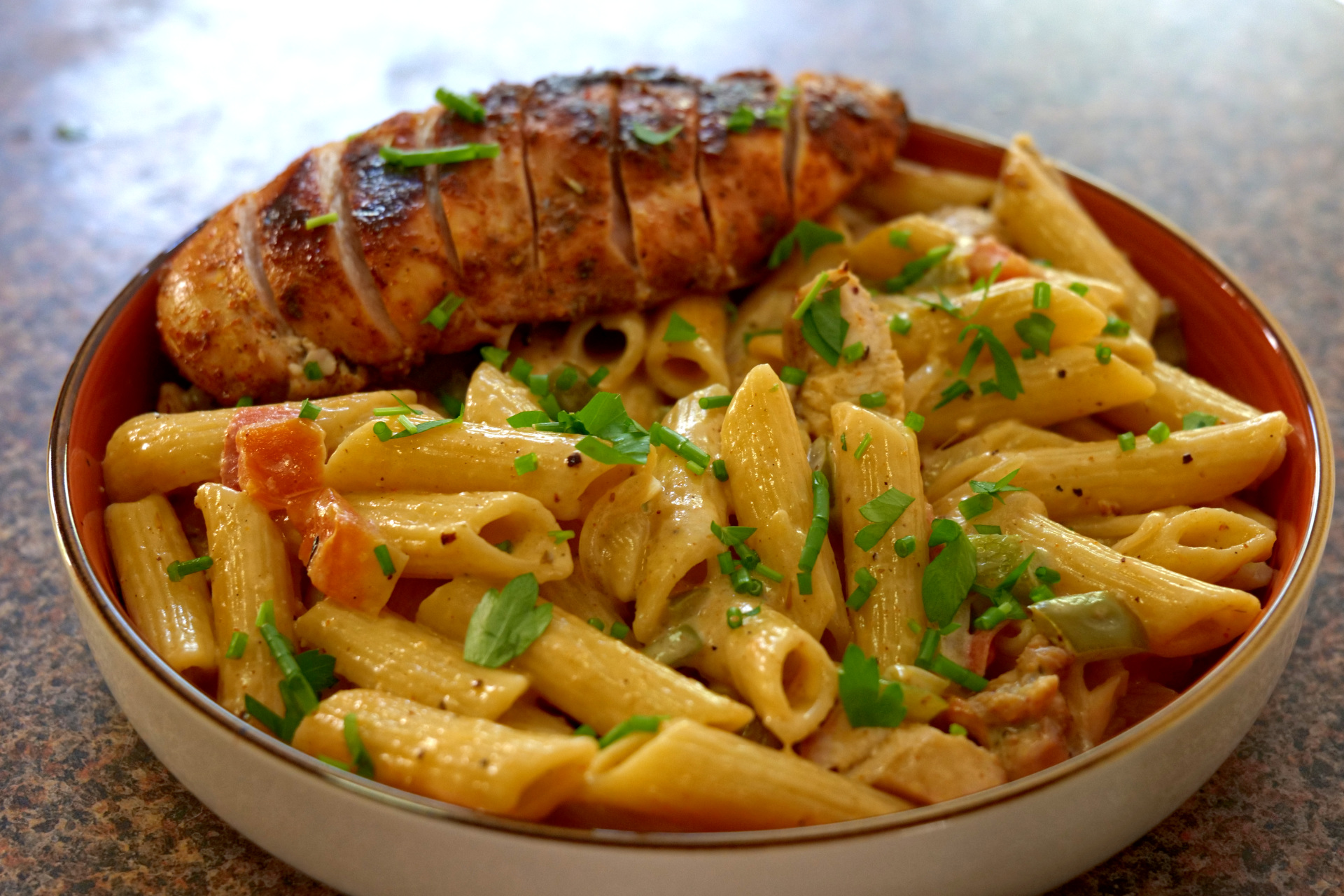 Creamy Cajun Chicken Pasta