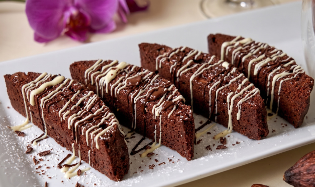 Decadent Double Chocolate Biscotti
