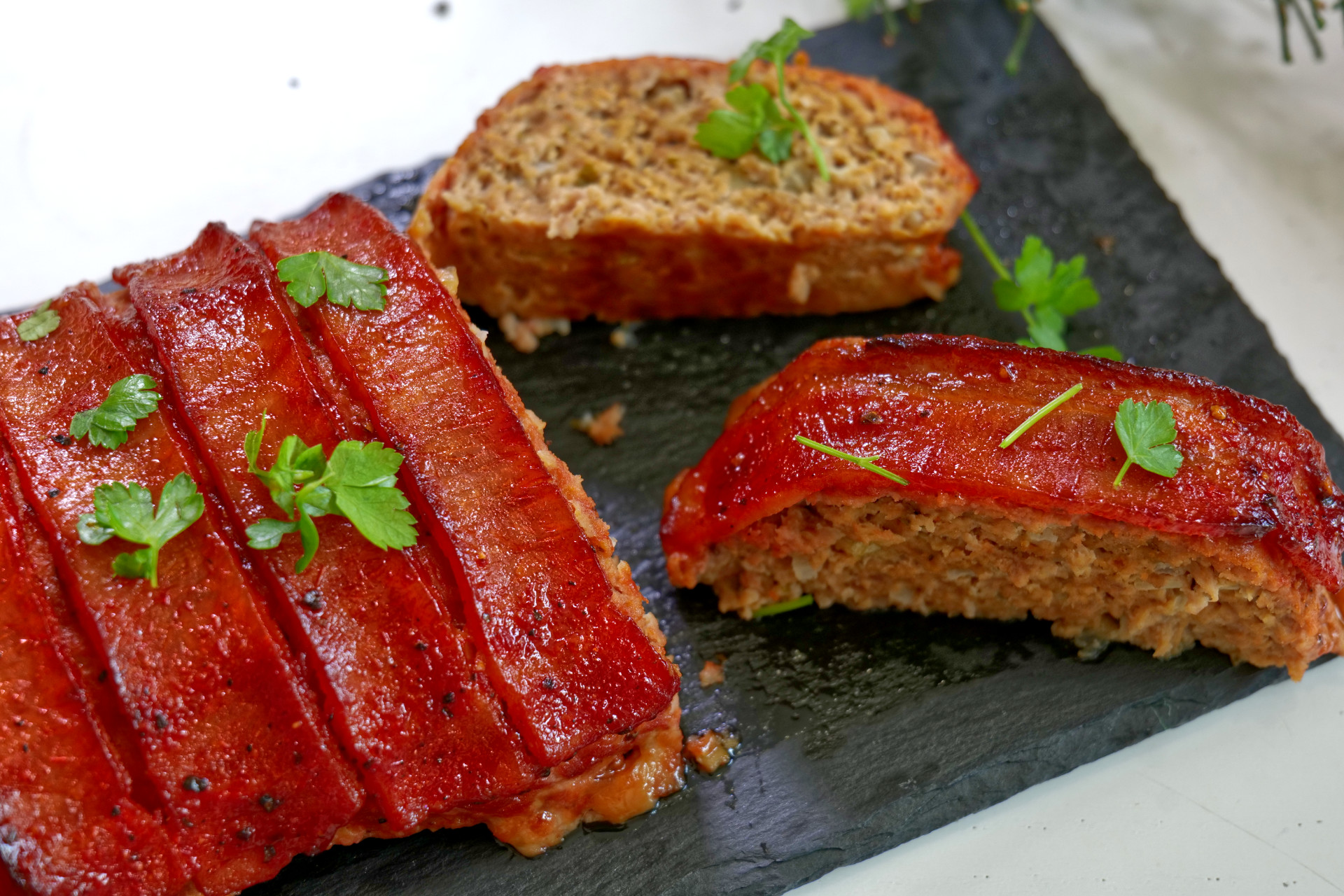Bacon-wrapped Christmas Meatloaf