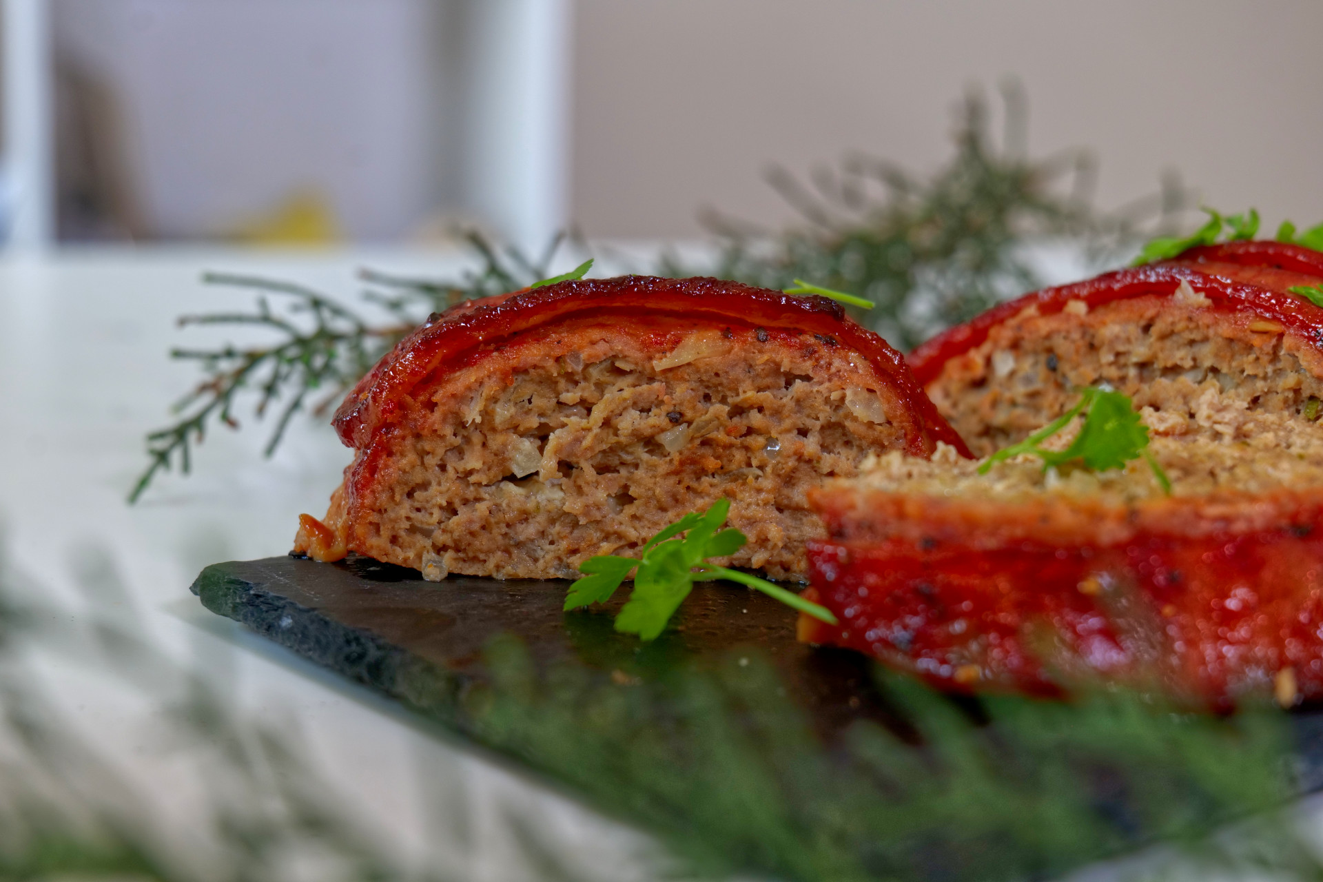 Bacon-wrapped Christmas Meatloaf