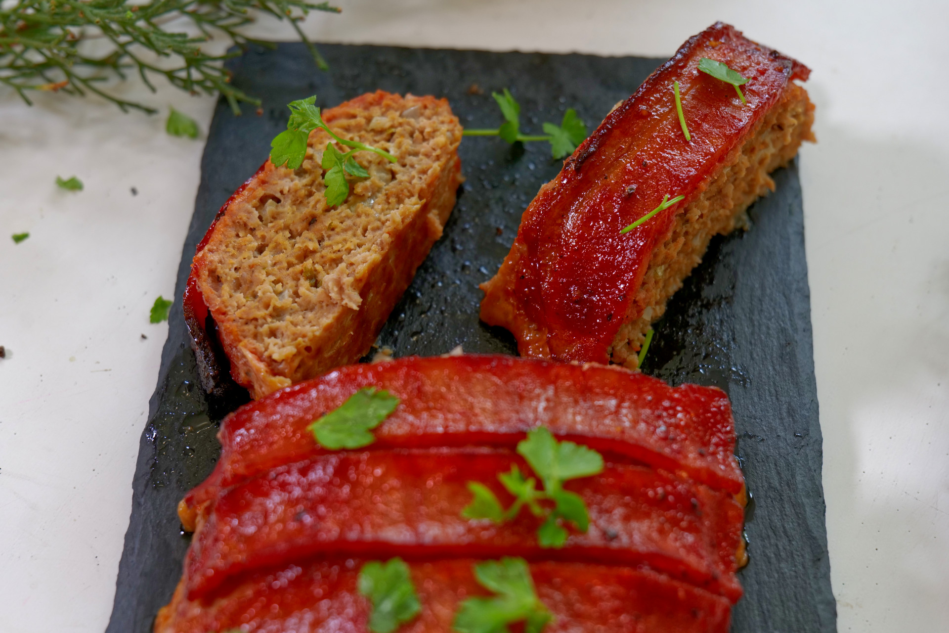 Bacon-wrapped Christmas Meatloaf