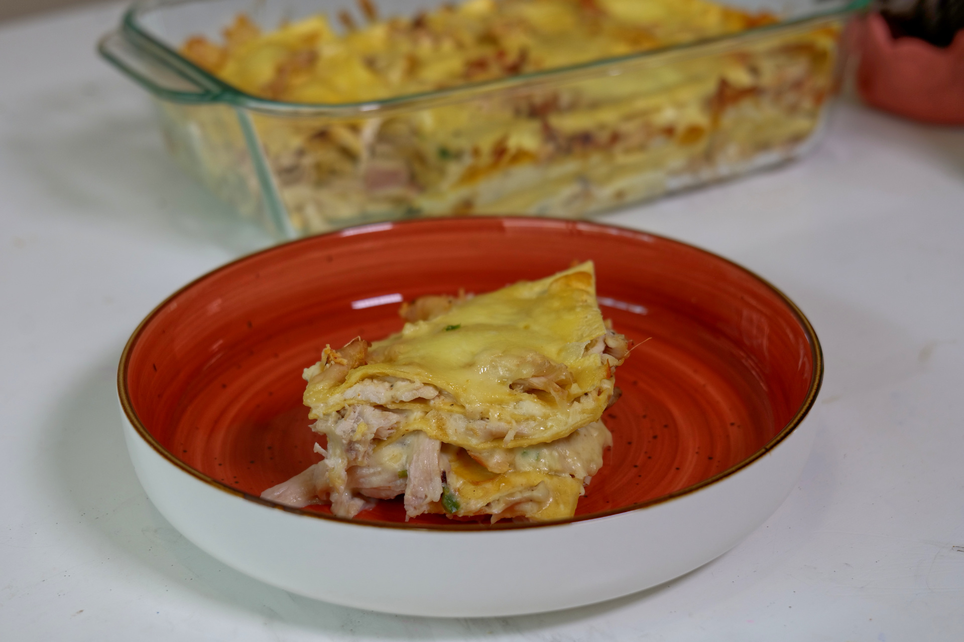 Jalapeno Popper Chicken Lasagna