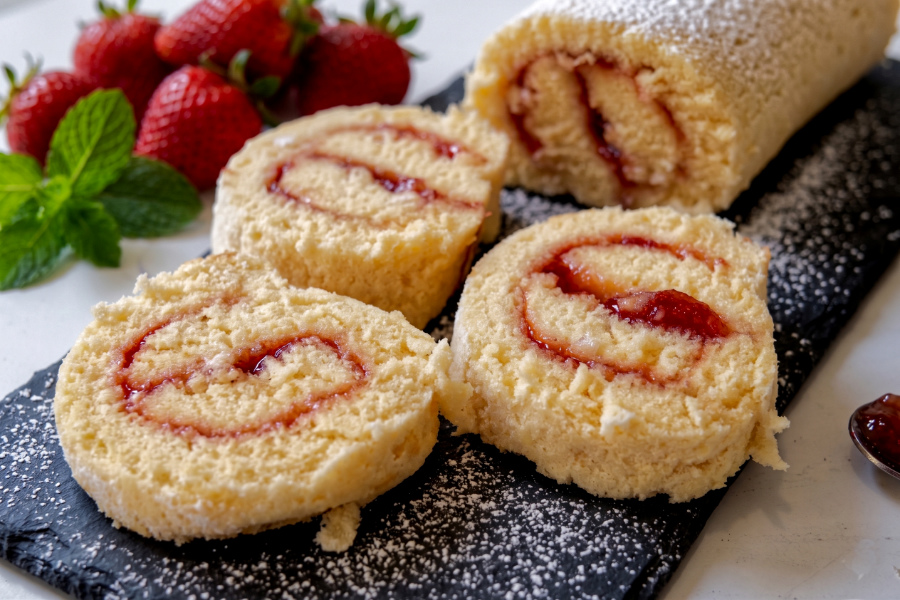 Classic Jam Swiss Roll