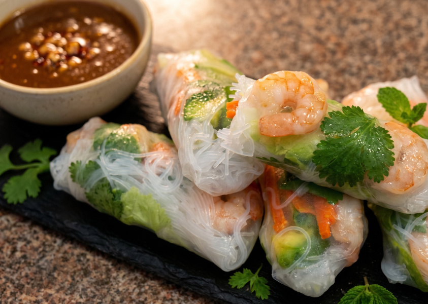 Vietnamese Rice Paper Rolls 