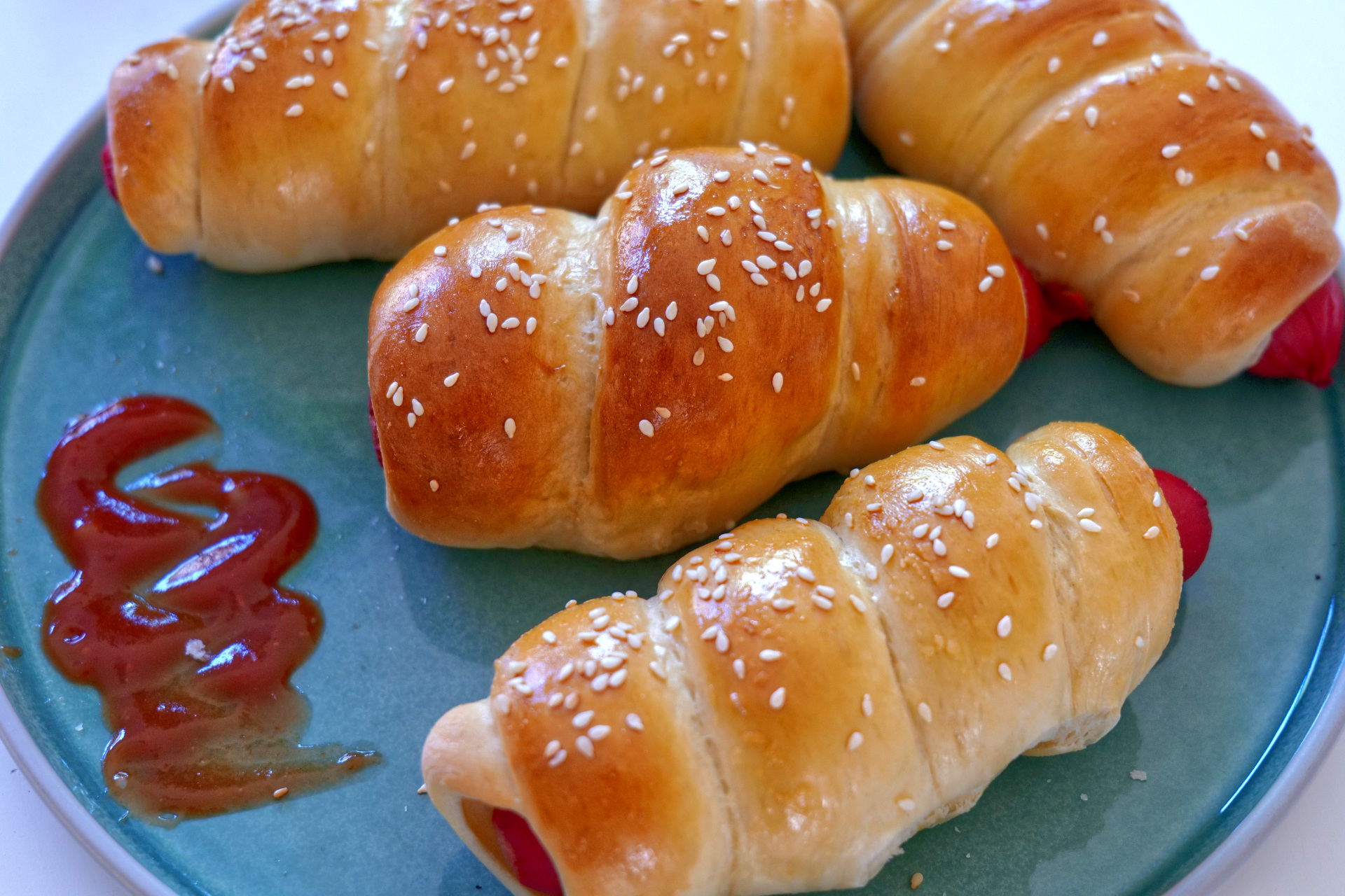 Homemade Sausage Buns