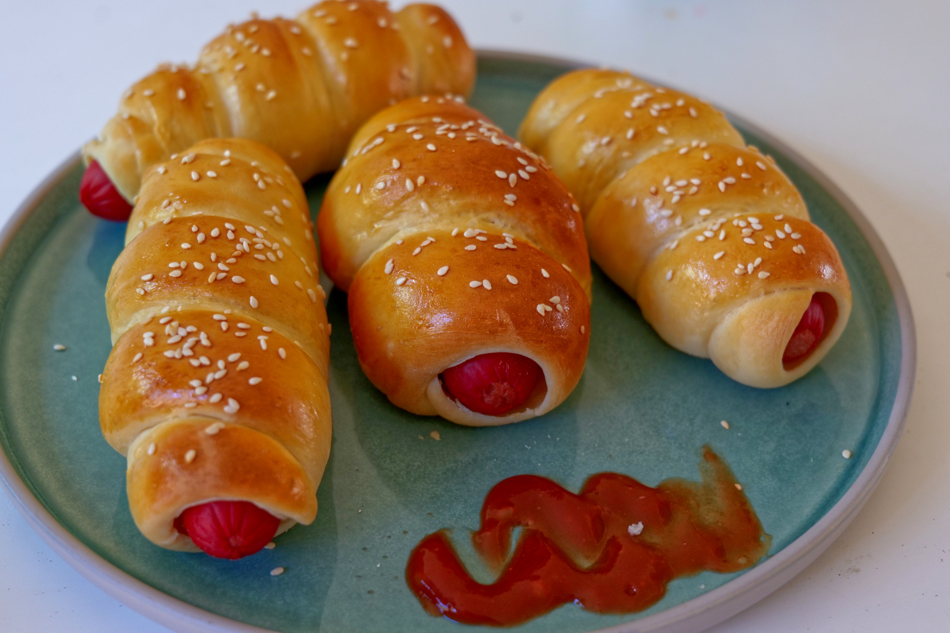 Homemade Sausage Buns