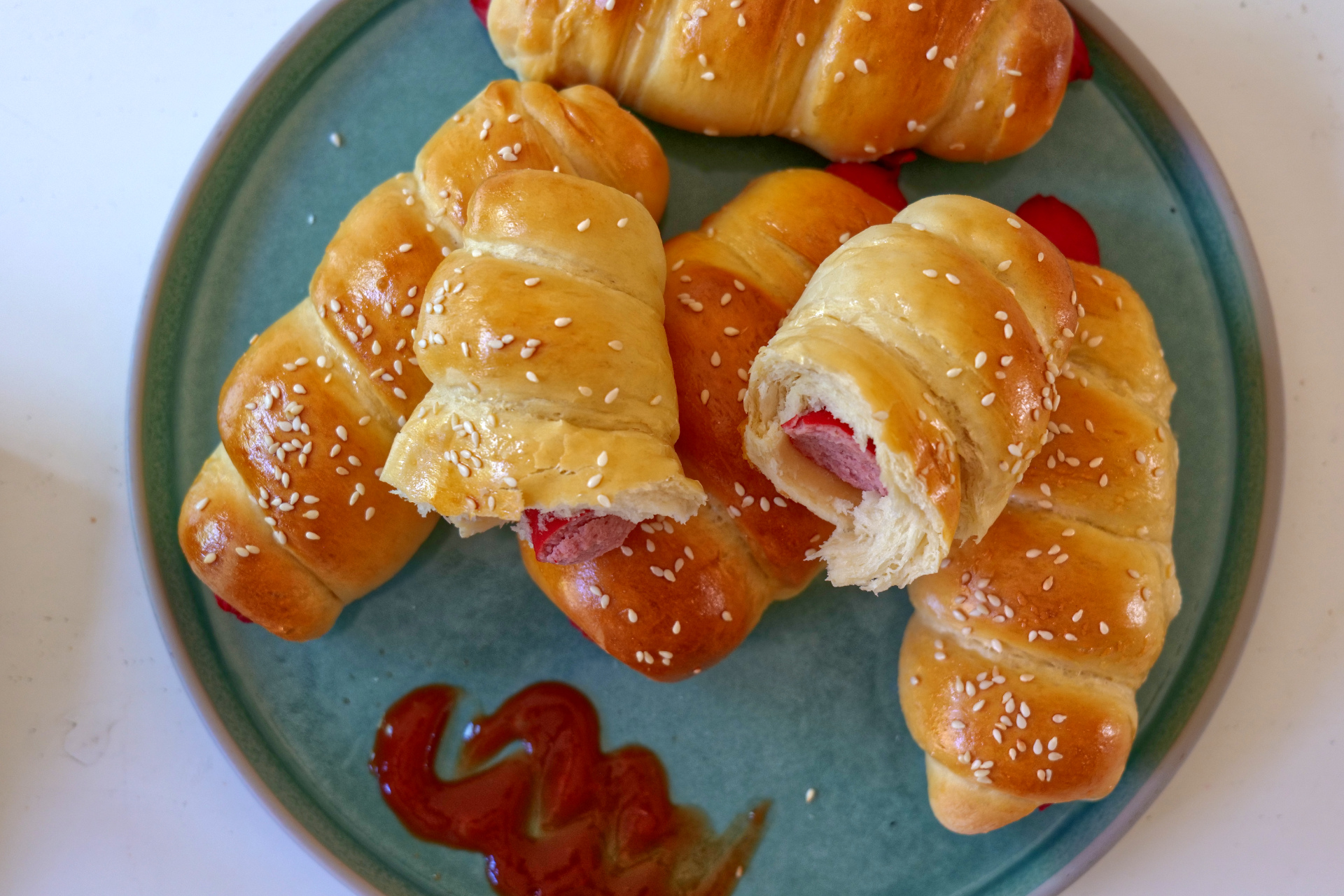 Homemade Sausage Buns