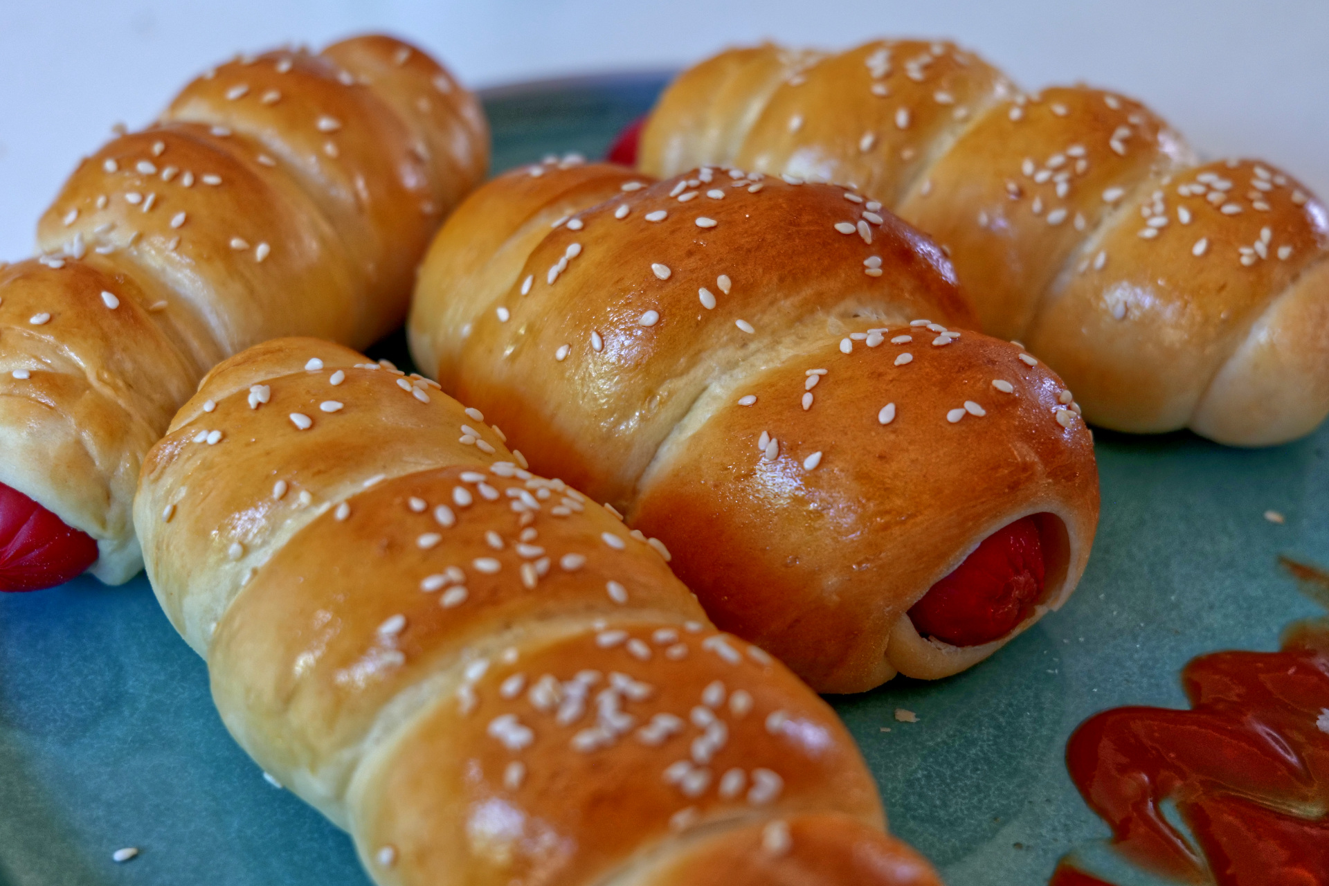 Homemade Sausage Buns