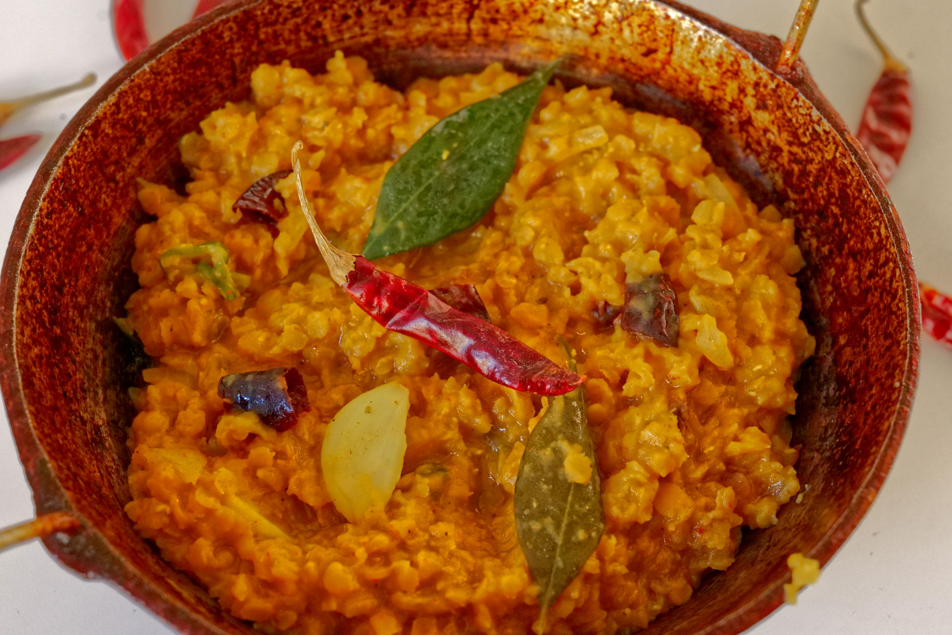 Stir-fried dhal