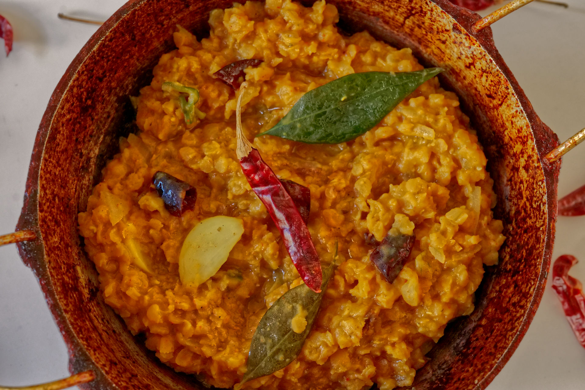Stir-fried dhal
