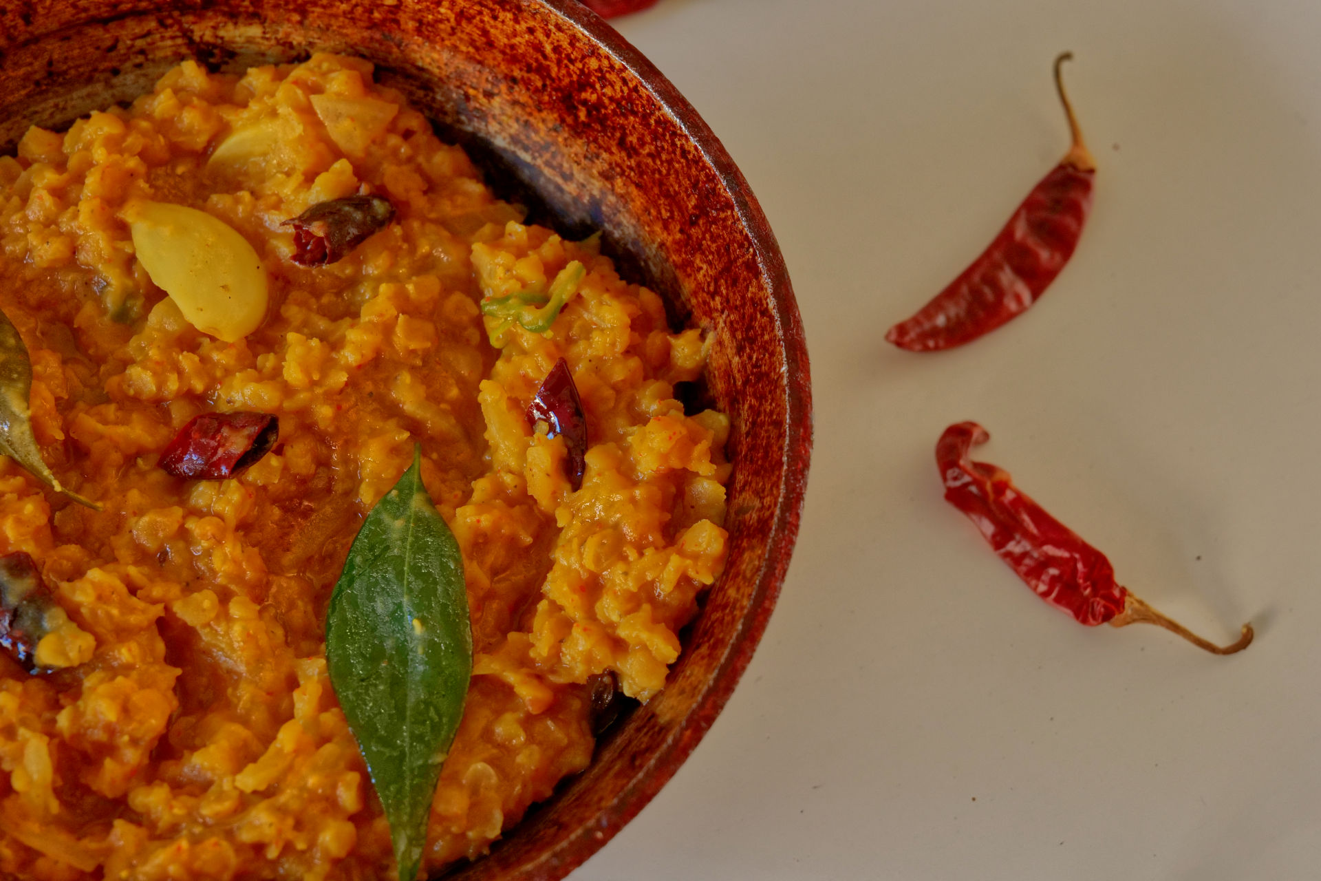 Stir-fried dhal
