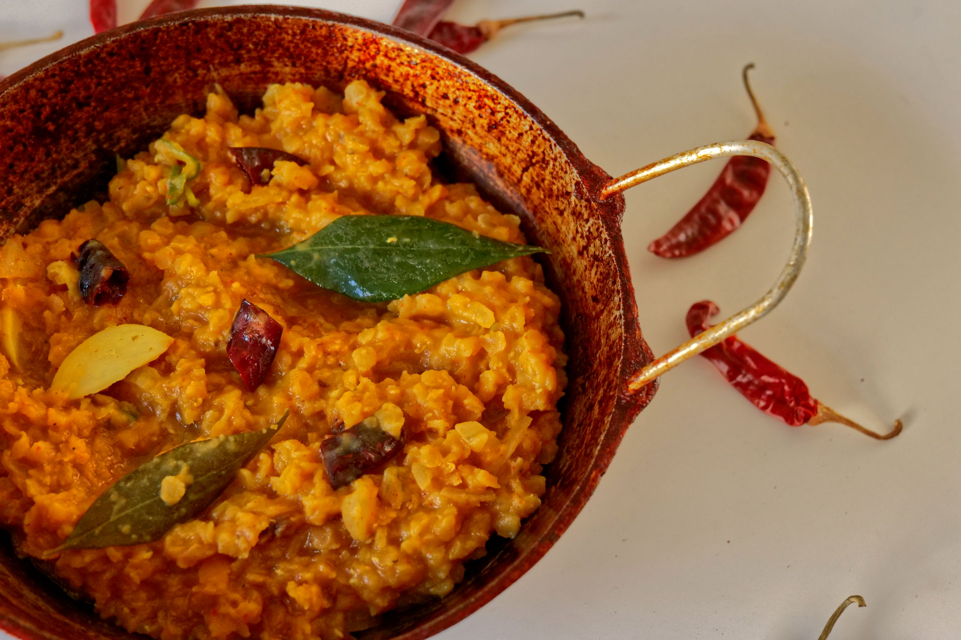 Stir-fried dhal