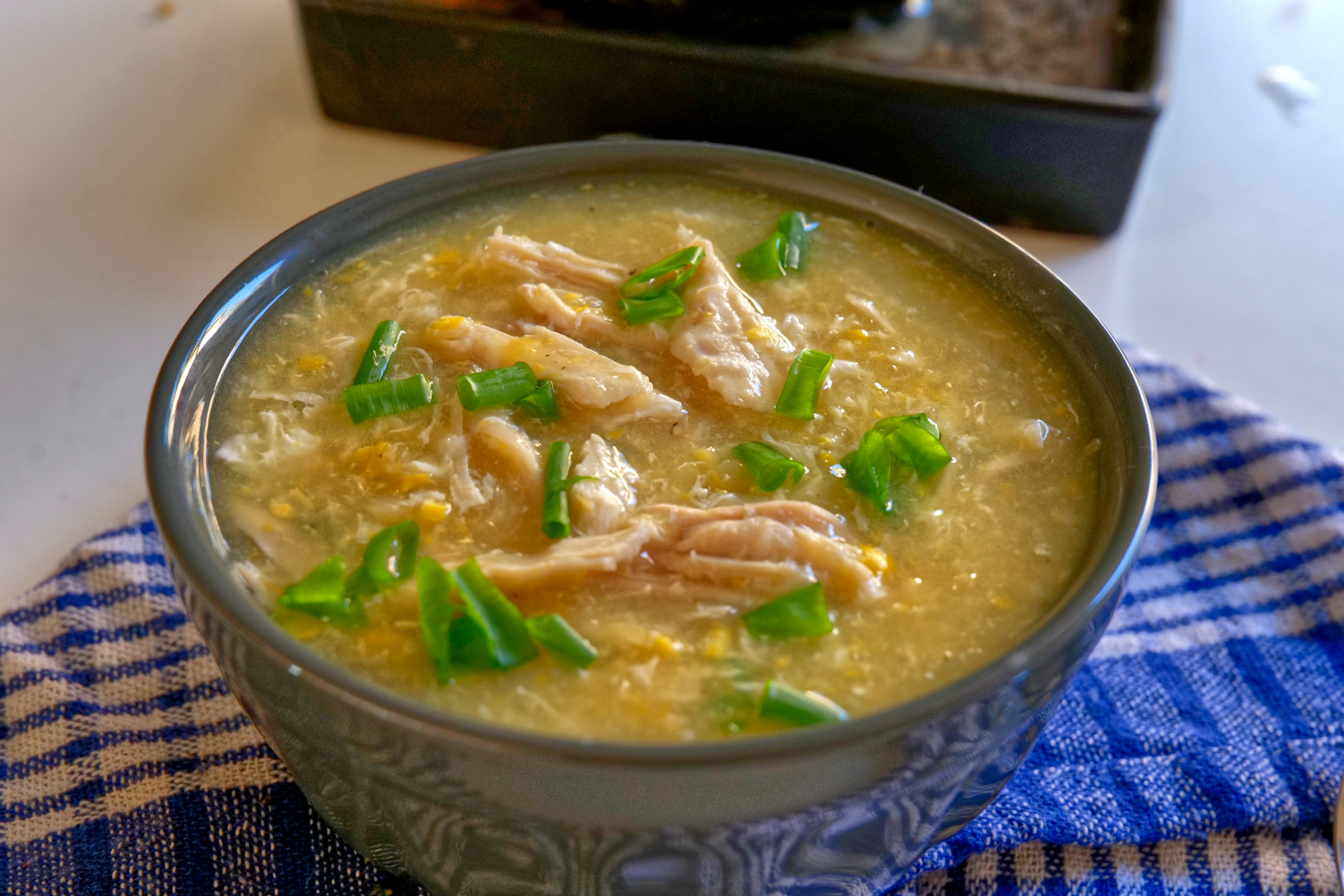 Sweet Corn & Chicken Soup