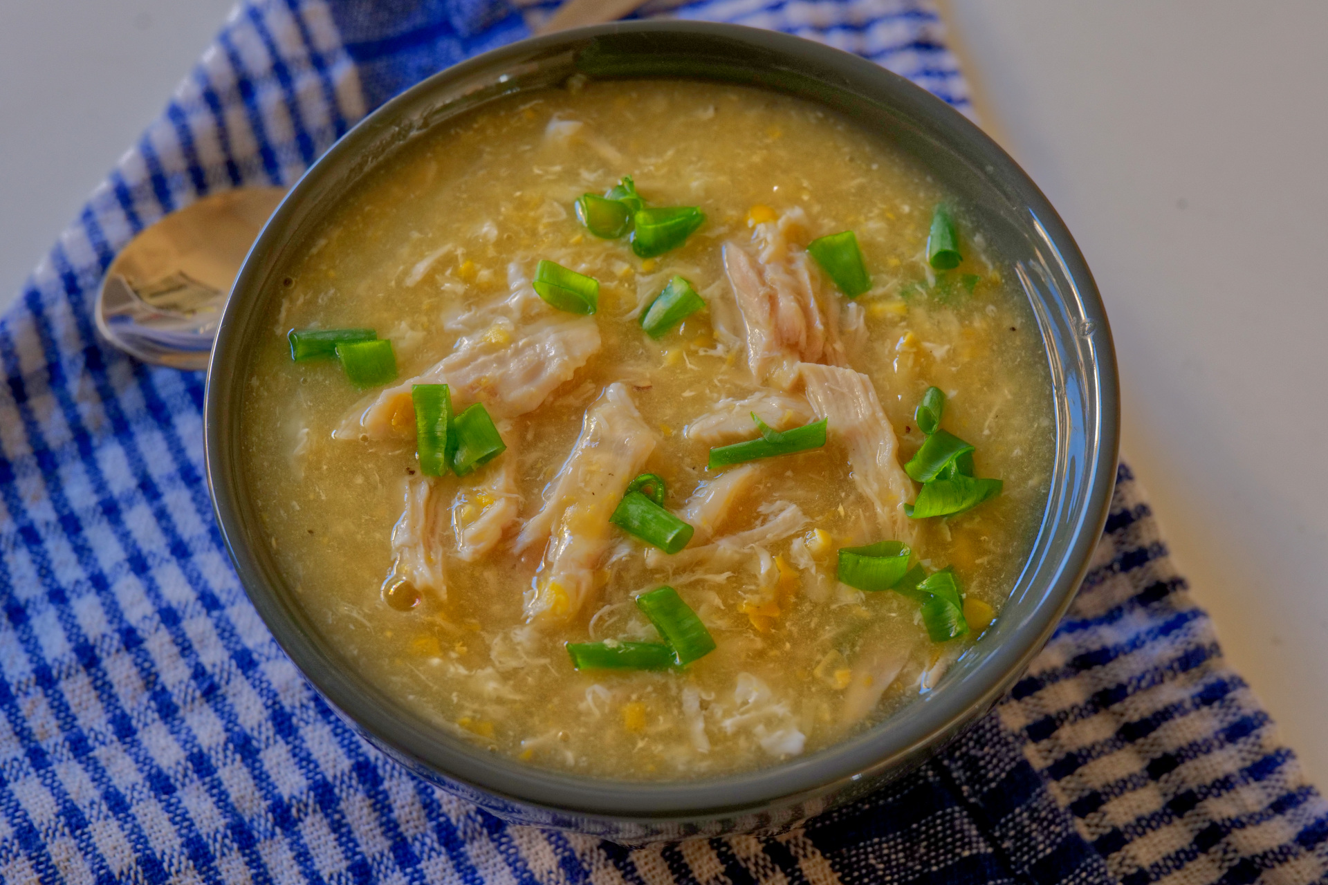 Sweet Corn & Chicken Soup