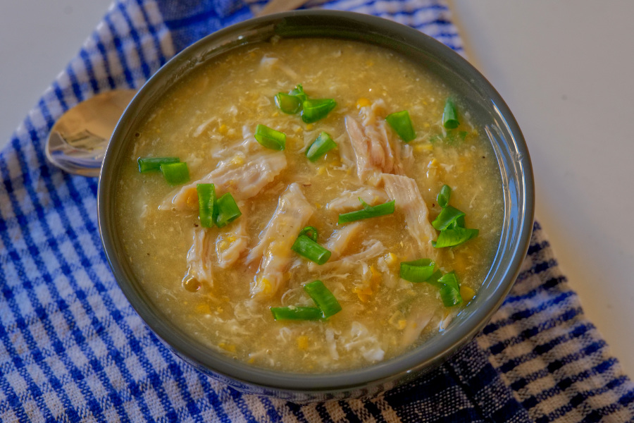 Easy Sweet Corn and Chicken Soup Recipe