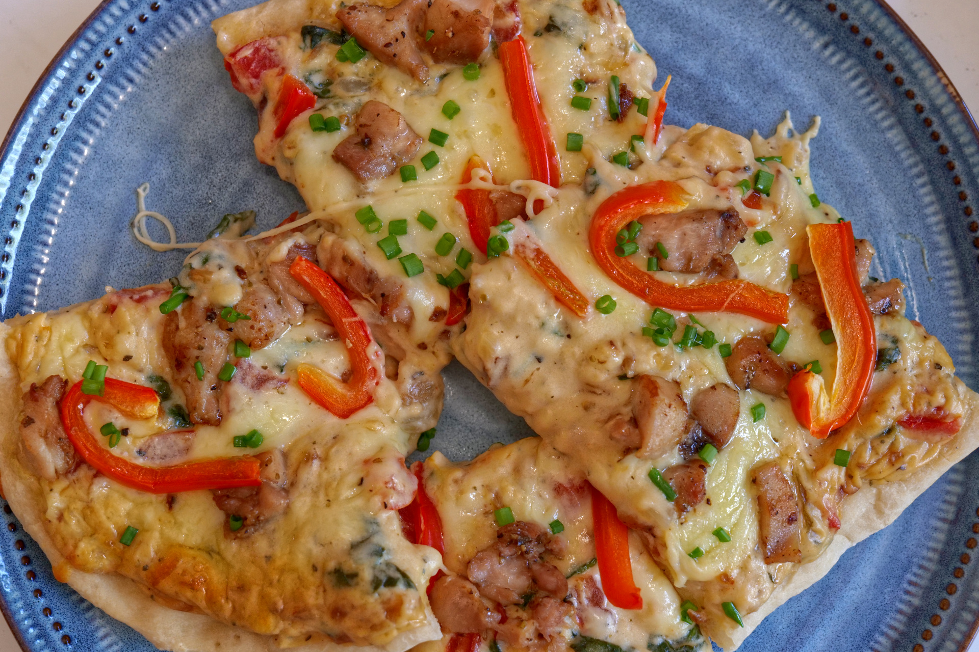Tuscan Chicken Pizza