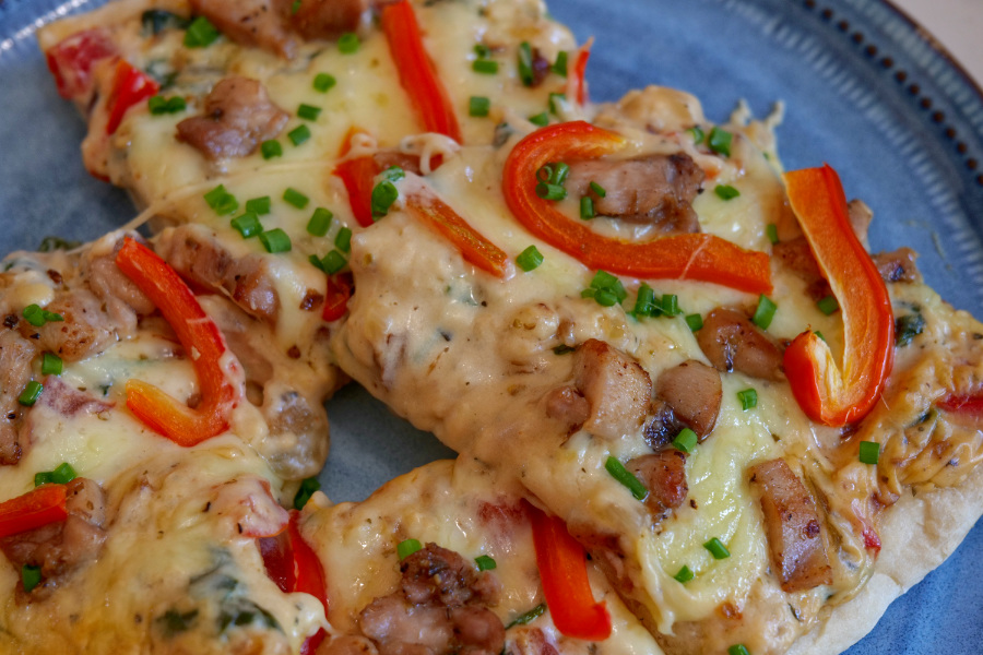 Tuscan Chicken Pizza