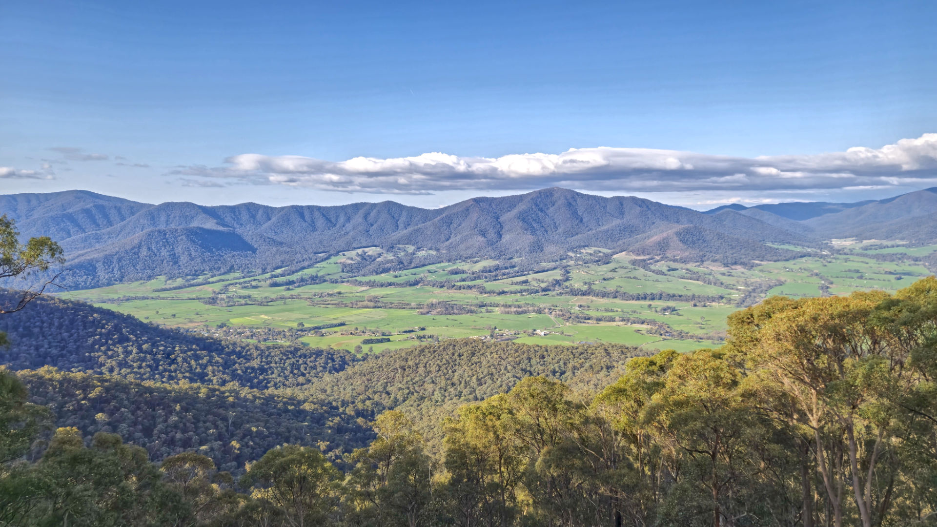 On the way to Mount Beauty