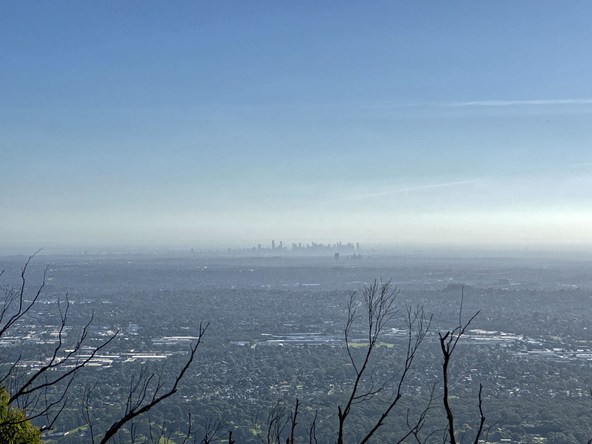 City view from the lookout